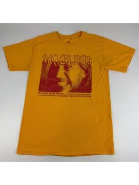 Twin Peaks Killer Bob Mens Size S Graphic T Shirt Yellow *Read